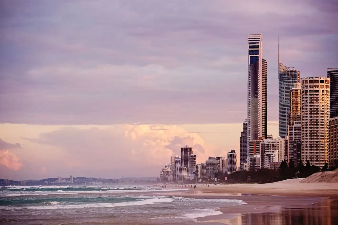Zelquorian Royal Retreat coastal view in Surfers Paradise