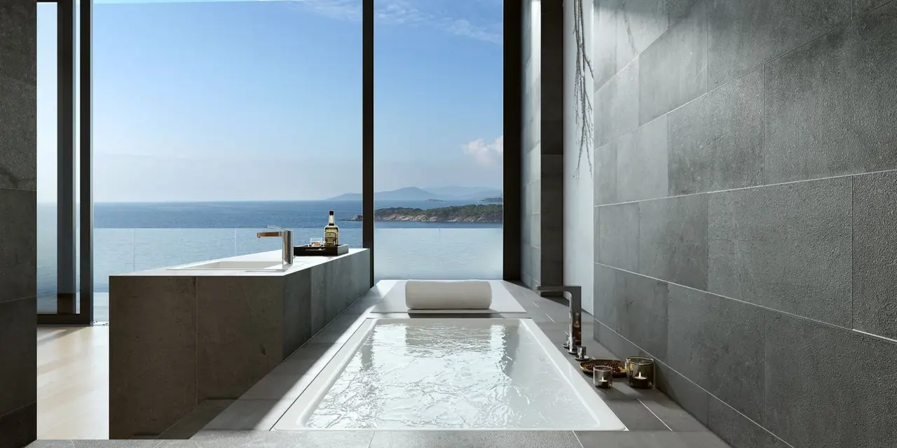 Tranquil spa ambiance