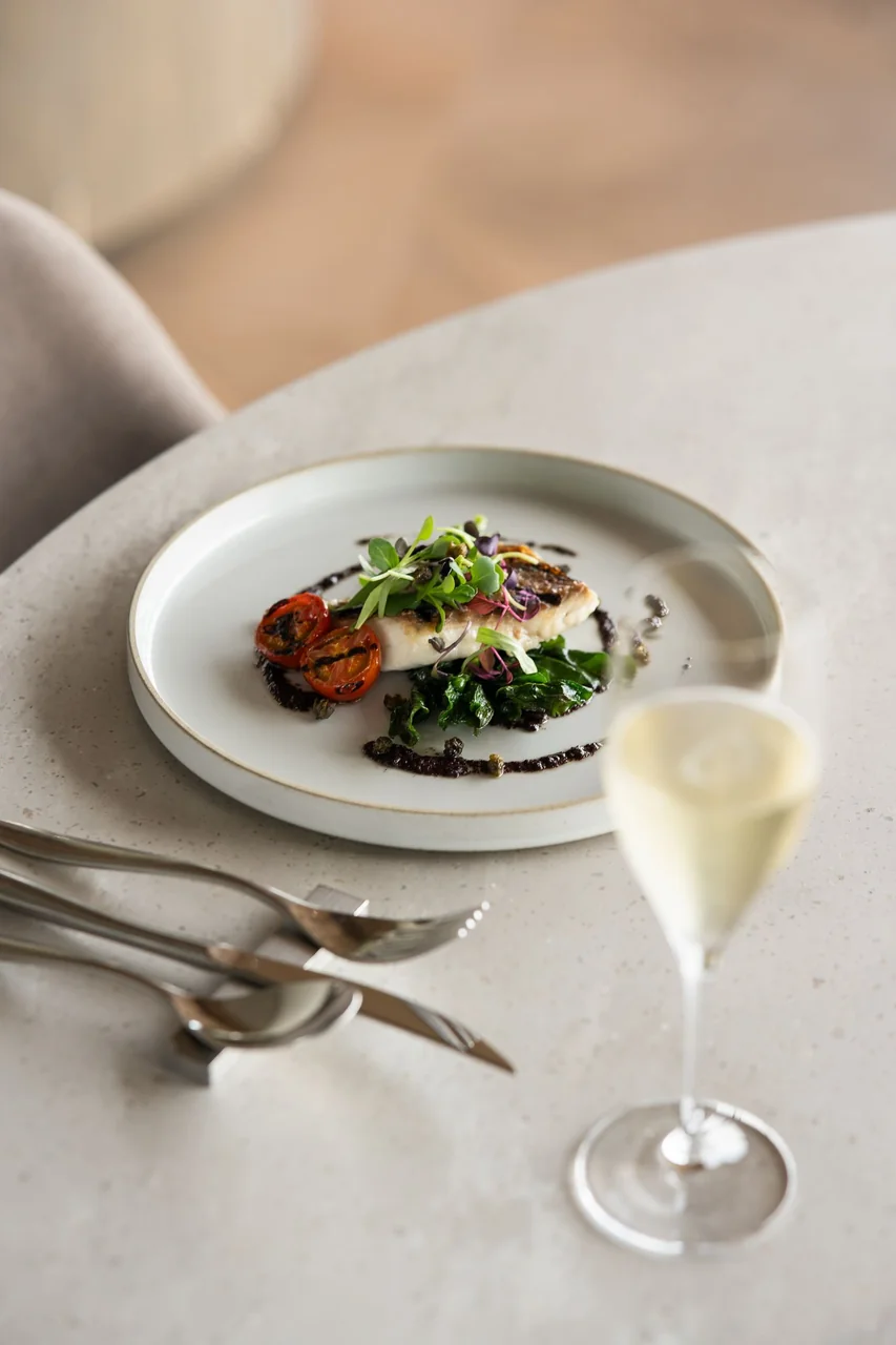 Gourmet seafood dish